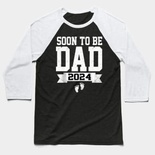 Soon to Be Dad 2024 Pregnancy Announcement New Dad Baseball T-Shirt